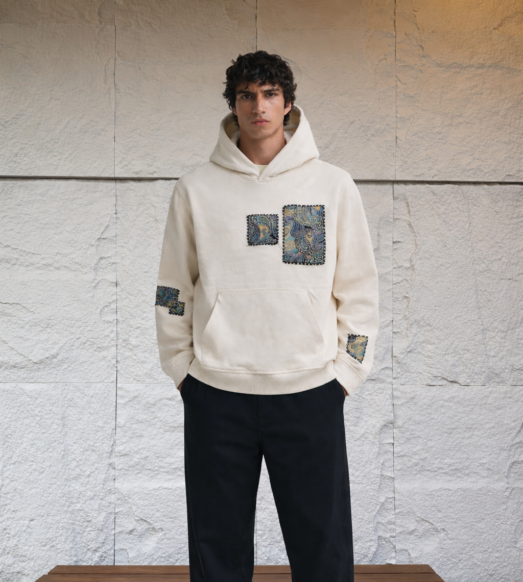 Paisley Patchwork Hoodie