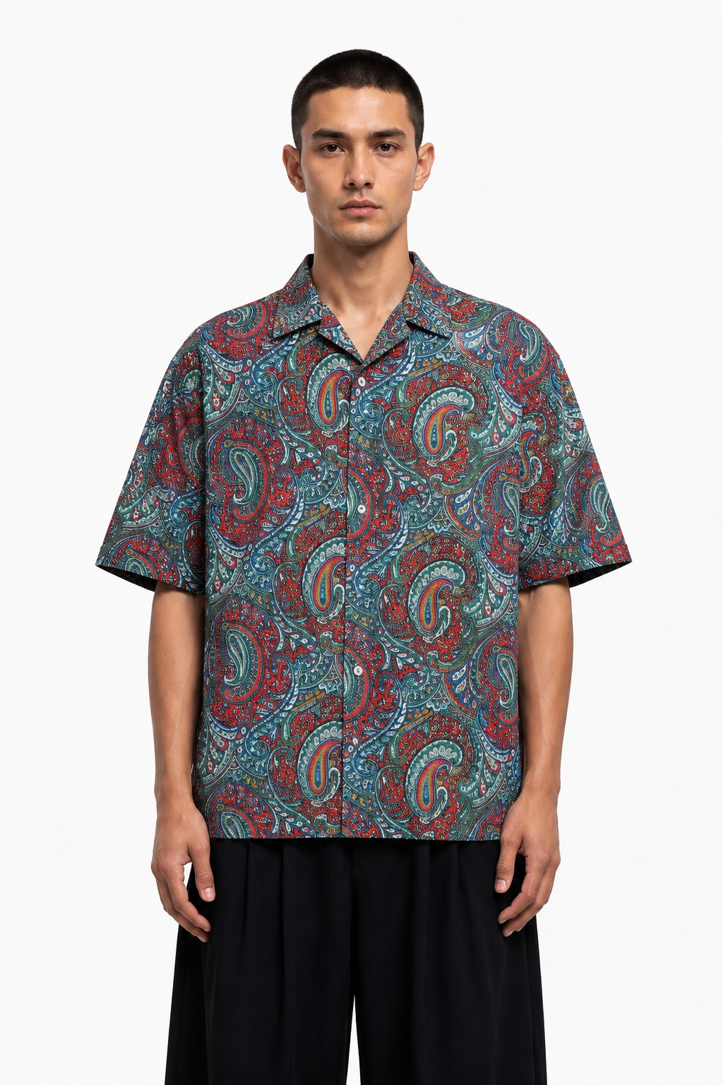 Camisa Paisley Petals